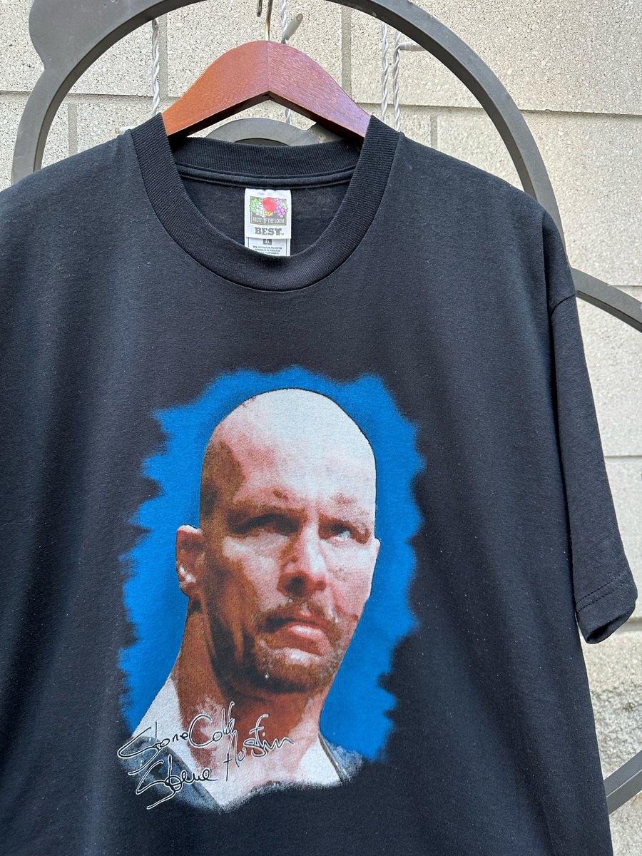 Image of 90’s Vintage STONE COLD STEVE AUSTIN Wrestling Tee, SIZE: XL