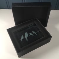 Image 5 of Birds On A Wire Glass Block