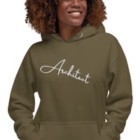Image 10 of Architect Embroidered Unisex Hoodie Large