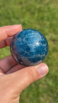 Image 5 of HQ Blue Apatite Spheres