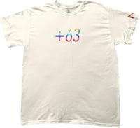 +63 Pride White Bahaghari Tee