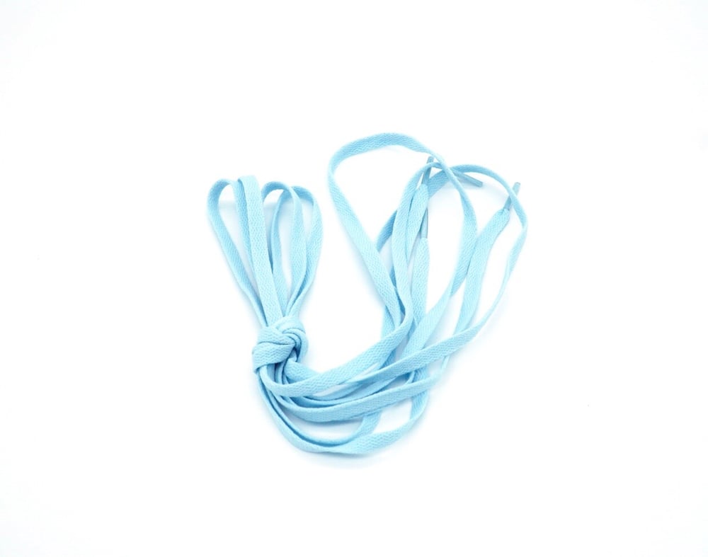 Image of Baby Blue Flat Laces