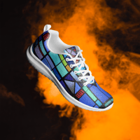 Image 1 of Women’s athletic shoes (stained glass)