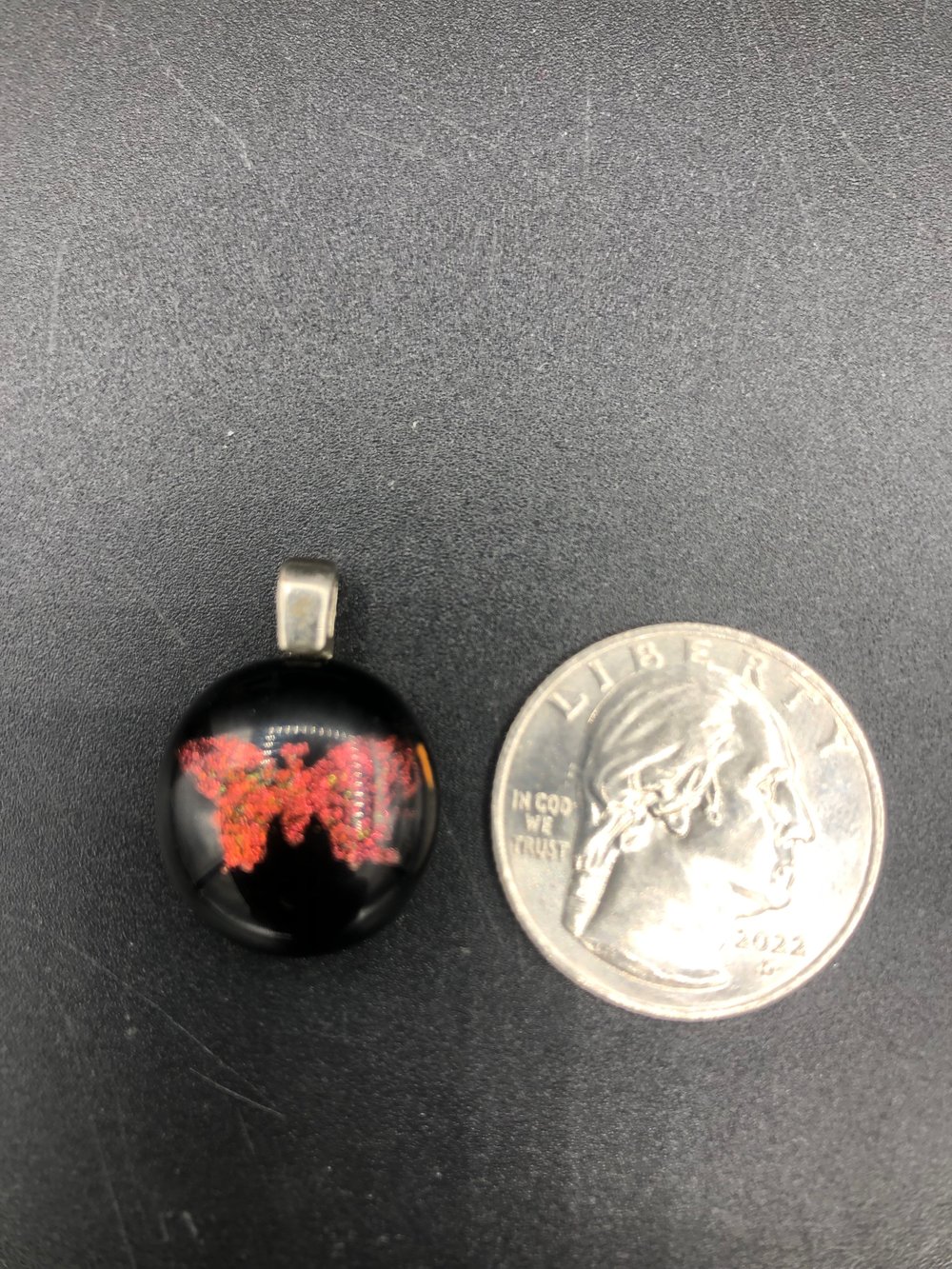 Image of Dichroic image pendant 015