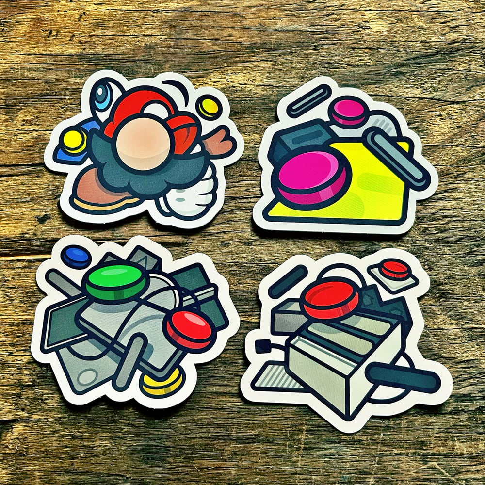 Image of GBOY RUBBLE PRINT & RUBBLE STICKER PACK!