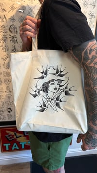 Image 3 of cowgirl tote bag 