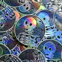 Image 2 of “Pepe” Holo Vinyl Sticker
