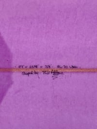 Image 2 of Escape Surfboards 9-7 Allegro Longboard  Malibu Custom Surfboard Lavender Resin Tint Tint 