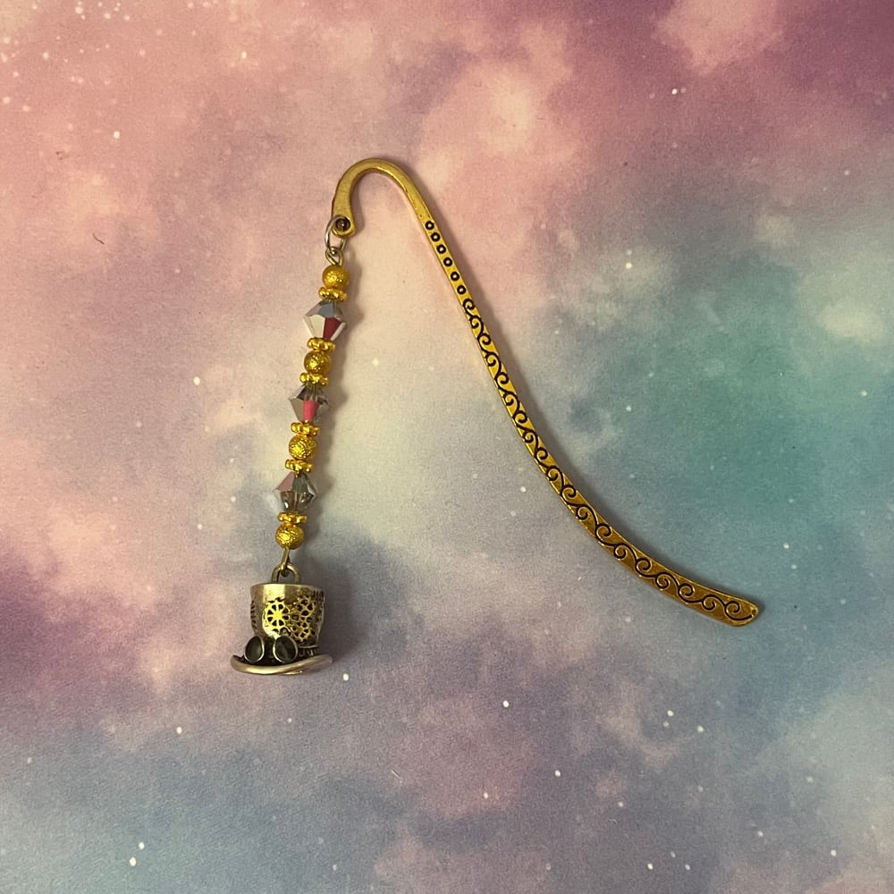 Image of Steampunk Top Hat Bookmark