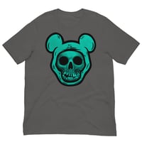 Image 1 of gumbo halftone skull tee