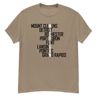 Image 1 of Michigan Cities Tee (5 colors)
