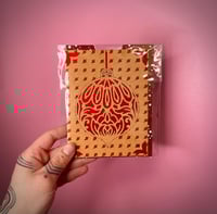 carte de vœux rouge modèle 1 (soldée) 