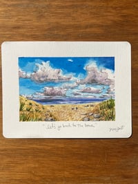 Image 2 of “let’s go back to the beach”-print