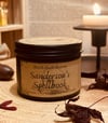 Sanderson Spellbook - Leather, Patchouli & Plum Scented Soy Candle 