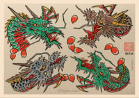 Scott Ellis PRINT - Dragons flash