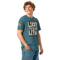 Image 8 of Lucky/Lethal Unisex organic ribbed neck t-shirt