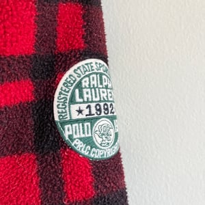 Image of Polo Ralph Lauren Plaid 1/4 Zip Fleece