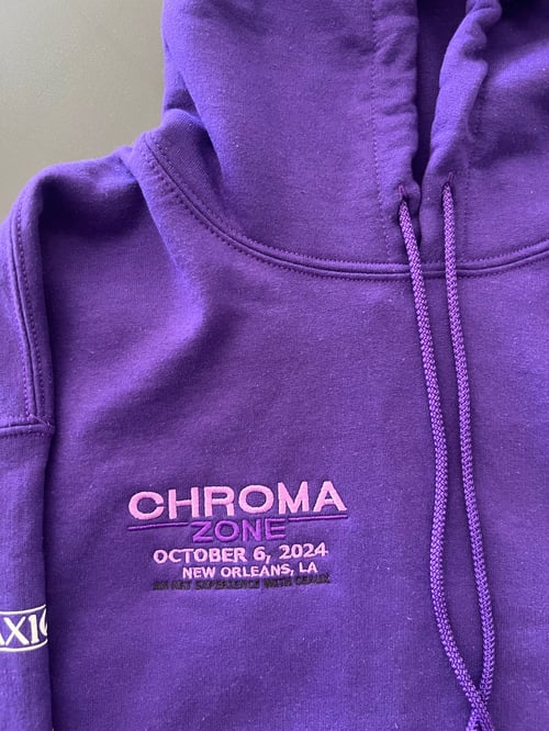 Image of purp CHROMA  ZONE hoodie