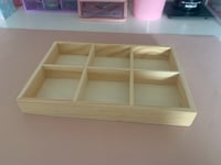 Image 1 of Wooden display tray- shallow