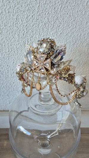 Image of Boho/Mermaid Crown. Shell & Jemstones.