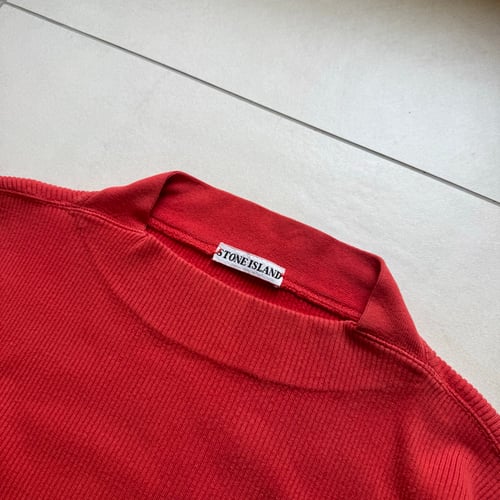 Image of 1980s Stone Island Ribbed Sweatshirt, Size Large