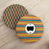 Coaster/Bottle Opener (aus recycelten Skateboards) 12,5 cm