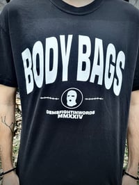 Image 2 of ‘Body Bags’ Black Tee