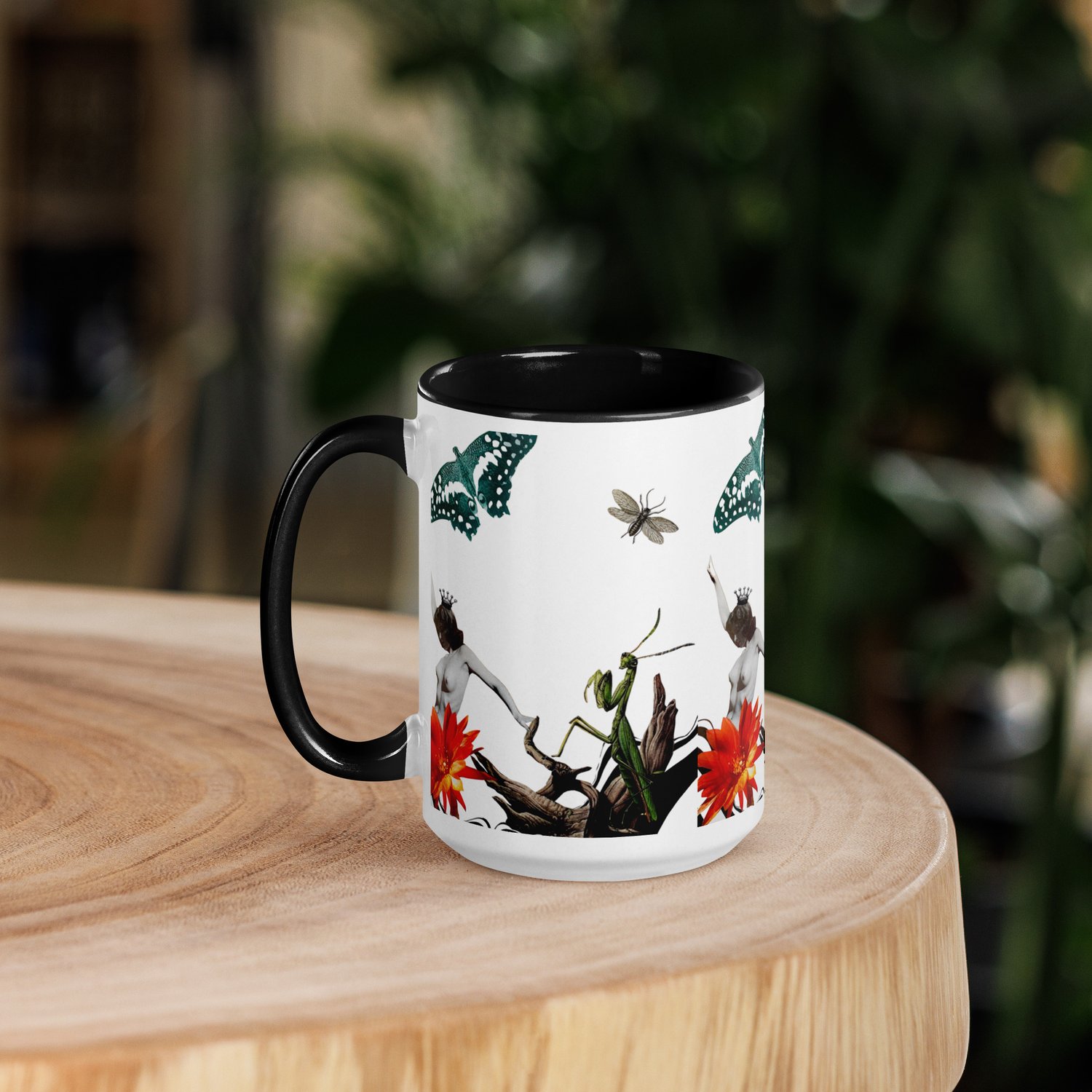Image of Mantis Queen - Mug with Color Inside - 2 size options