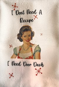 Recipe kitchen towel