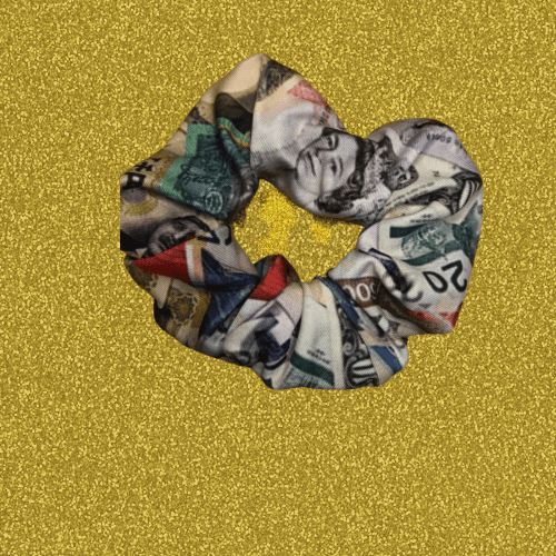 Image of Money £ scrunchie 