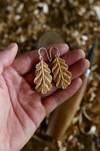 Image 3 of  Oak Leaf Earrings