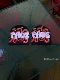 Image 2 of BUBBLE PRINT BLACK BEANIE