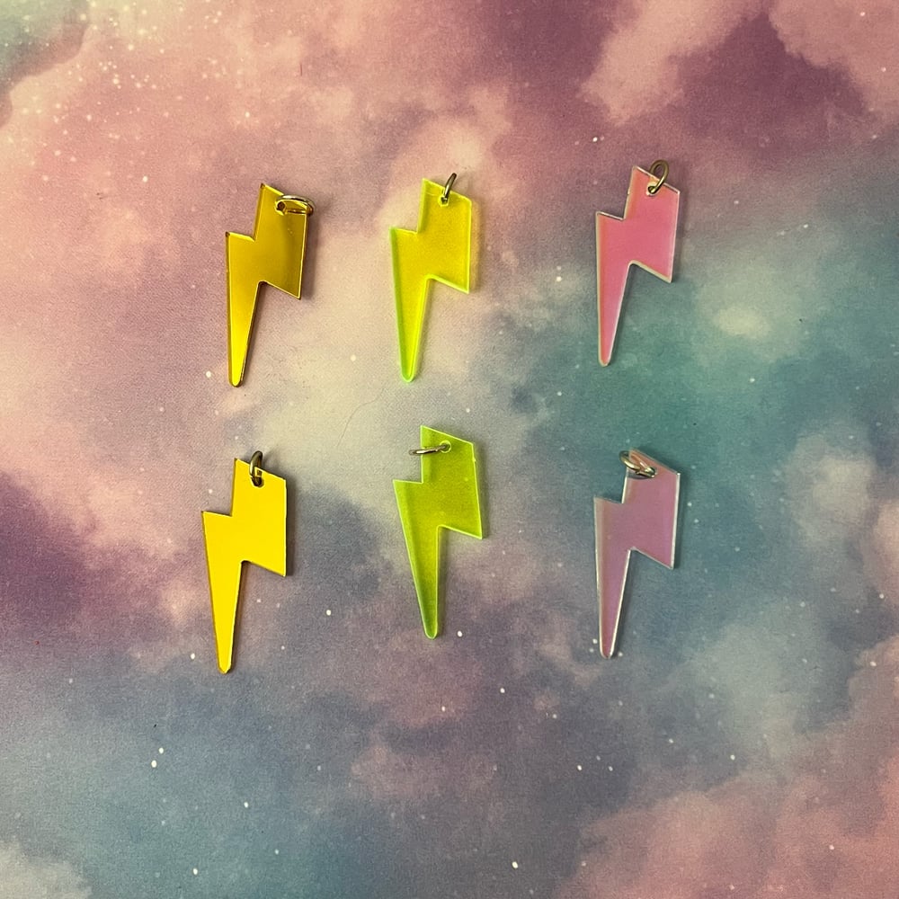 Image of Lightning Bolt Charms 6pc