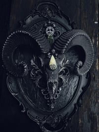 Image 4 of Lilith ram skull wall/alter piece 