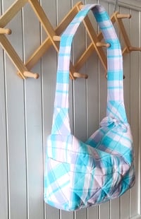 Image 1 of Cotton Candy Plaid ~ Cozy Carry All  Bag