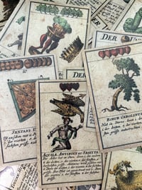 Image 8 of Superbe fac-similé rare! (Musée Fournier 2004) du jeu de cartes Astronomique, Allemagne 1719.
