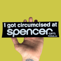 Circumcised Bumper Sticker