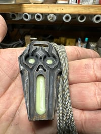 Image 2 of Skull Coffin Pendant Mouth Glow 