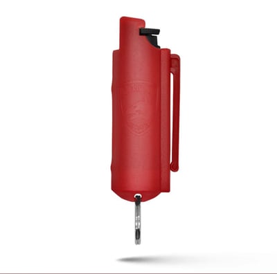 Image of Red Hard Case Personal Defense Pepper Spray 