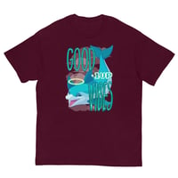 Image 1 of Men's classic tee - Dolphin w/ Good Vibes (Front)