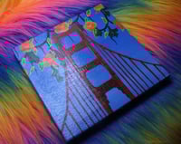 Image 2 of Golden Gate Bridge x California Poppy 8x8 Original 