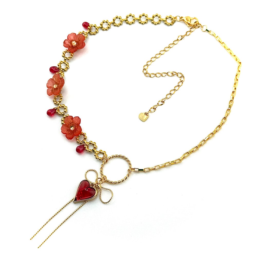 Image of Love Ribbon Necklace