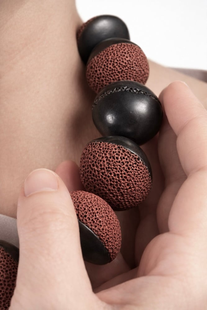 Image of Collana Reef perle intarsi