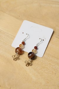 Image 2 of Botswana Agate Beaded Earrings