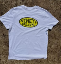 Image 2 of Logo T-Shirt - White/Neon Yellow