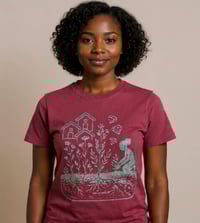 Image 1 of Hood Rich Earth Work Unisex Tee Shirt