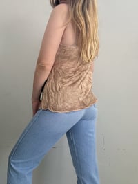 Image 3 of 00s brown lace tank top // L