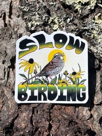 Image 2 of Slow Birding Sticker