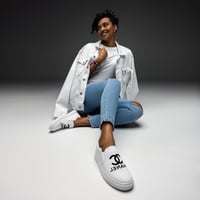 CHANEL Women’s slip-on canvas shoes