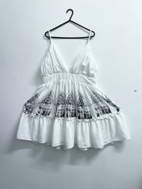 Image 1 of White Church Window Dress Size L 1/1